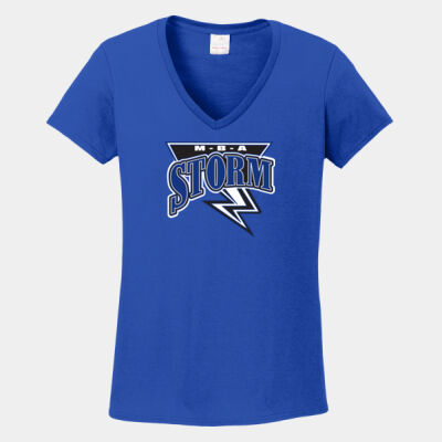Storm - Women's Heavy Cotton 100% Cotton V Neck T Shirt Thumbnail